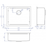 Shigeru JSS-K 2F FS 多用途不銹鋼單鋅盤